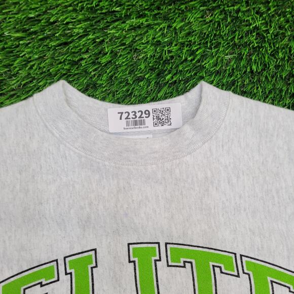 Champion Reverse-Weave Sweatshirt Large 24x25 Baggy Gray - Picture 13 of 15